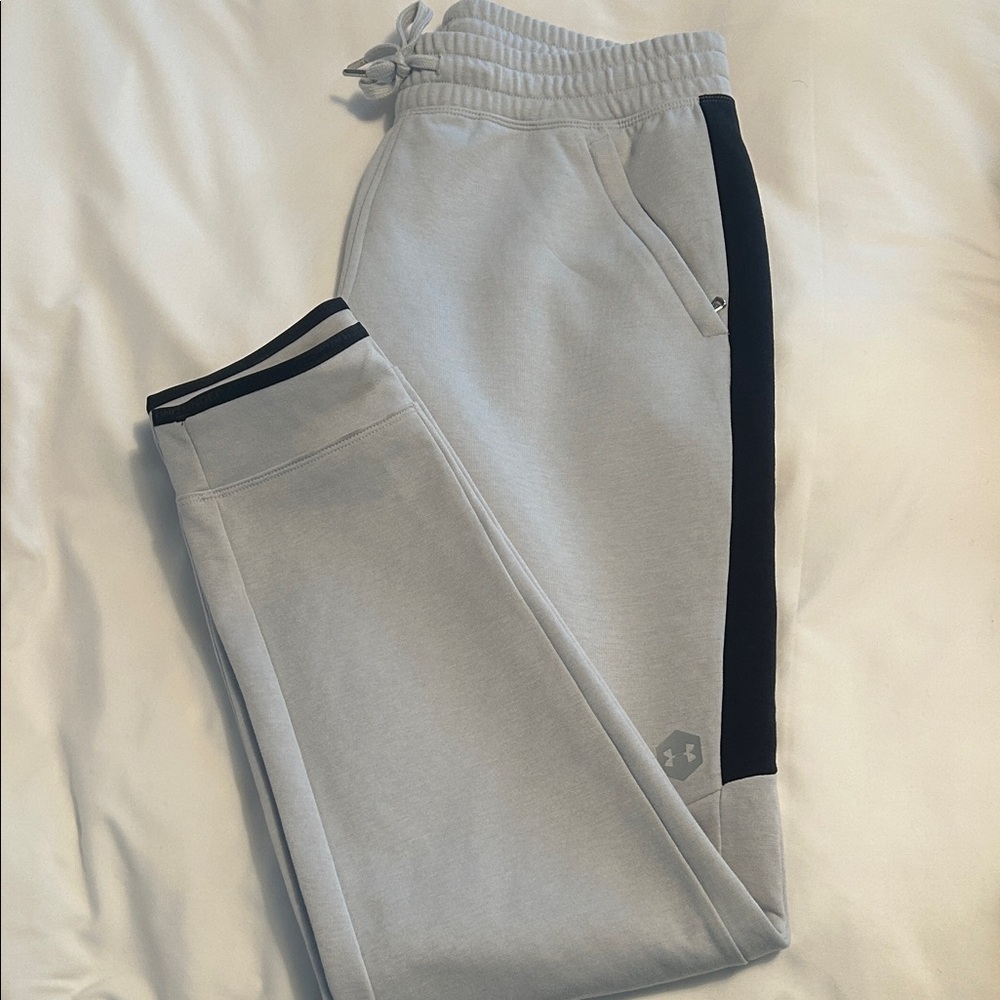 Under Armour Men’s Gray and Black Sweatpants